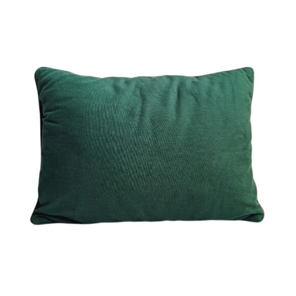 Handmade Vintage 90s Embroidered Cozy Grandmacore Decorative Small Pillow